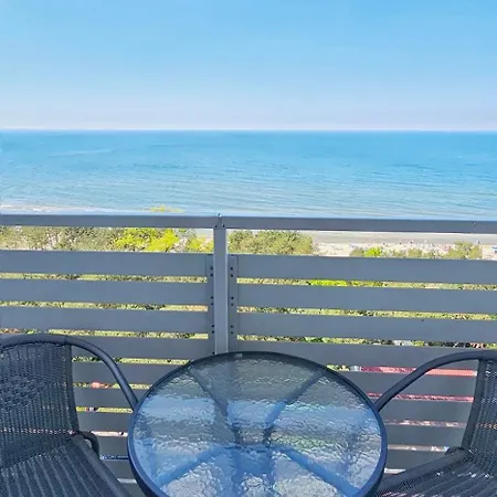 شقة Holidayhomepl Slavia New 702 Z Balkonem I Widokiem Na Morze *