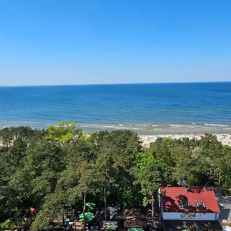 شقة Holidayhomepl Slavia New 702 Z Balkonem I Widokiem Na Morze مينززدرويه