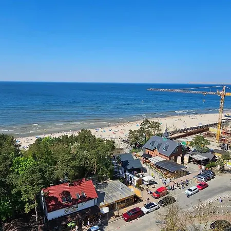 شقة Holidayhomepl Slavia New 702 Z Balkonem I Widokiem Na Morze *